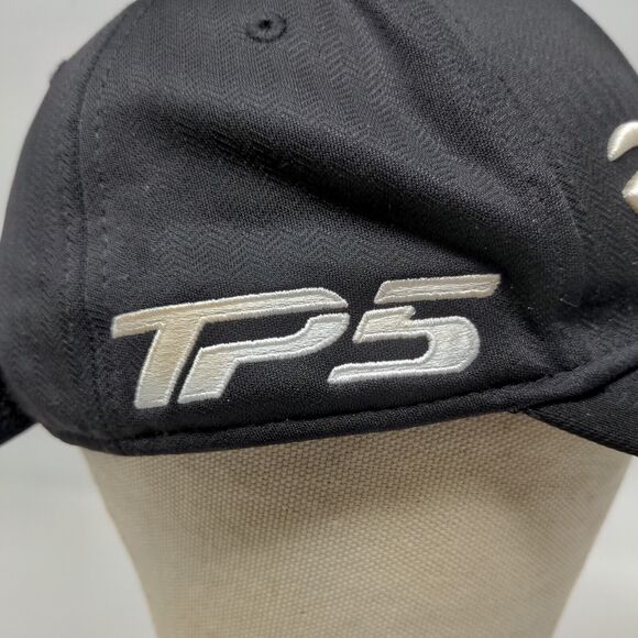 TaylorMade Men's Strapback Hat Black OSFA Embroidered Logo Spell Out - Picture 8 of 15